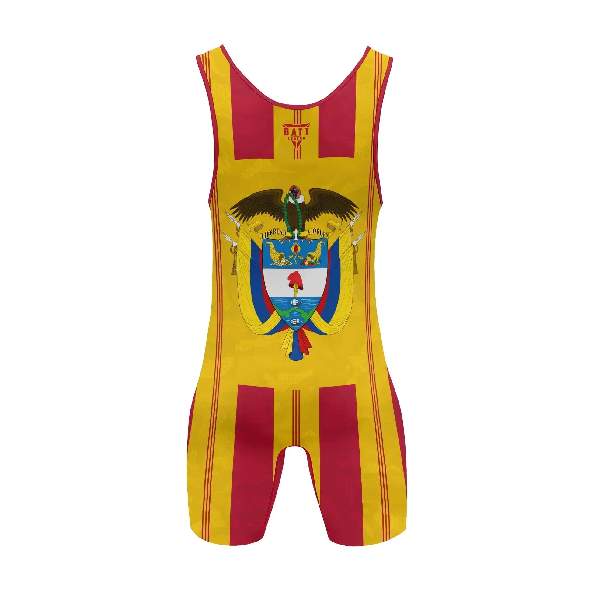 Colombia Heritage Force Wrestling Singlet