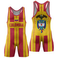 Colombia Heritage Force Wrestling Singlet