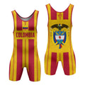 Colombia Heritage Force Wrestling Singlet
