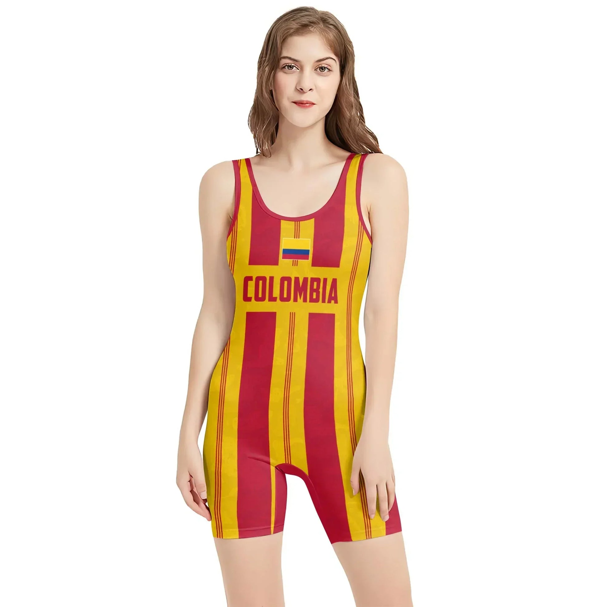 Colombia Heritage Force Wrestling Singlet