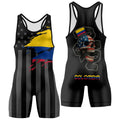 Colombia Phantom Division Wrestling Singlet
