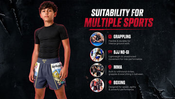 Content A Kids Grappling Shorts