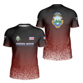 Costa Rica Halftone Kids Rash Guard