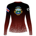 Costa Rica Halftone Rash Guard