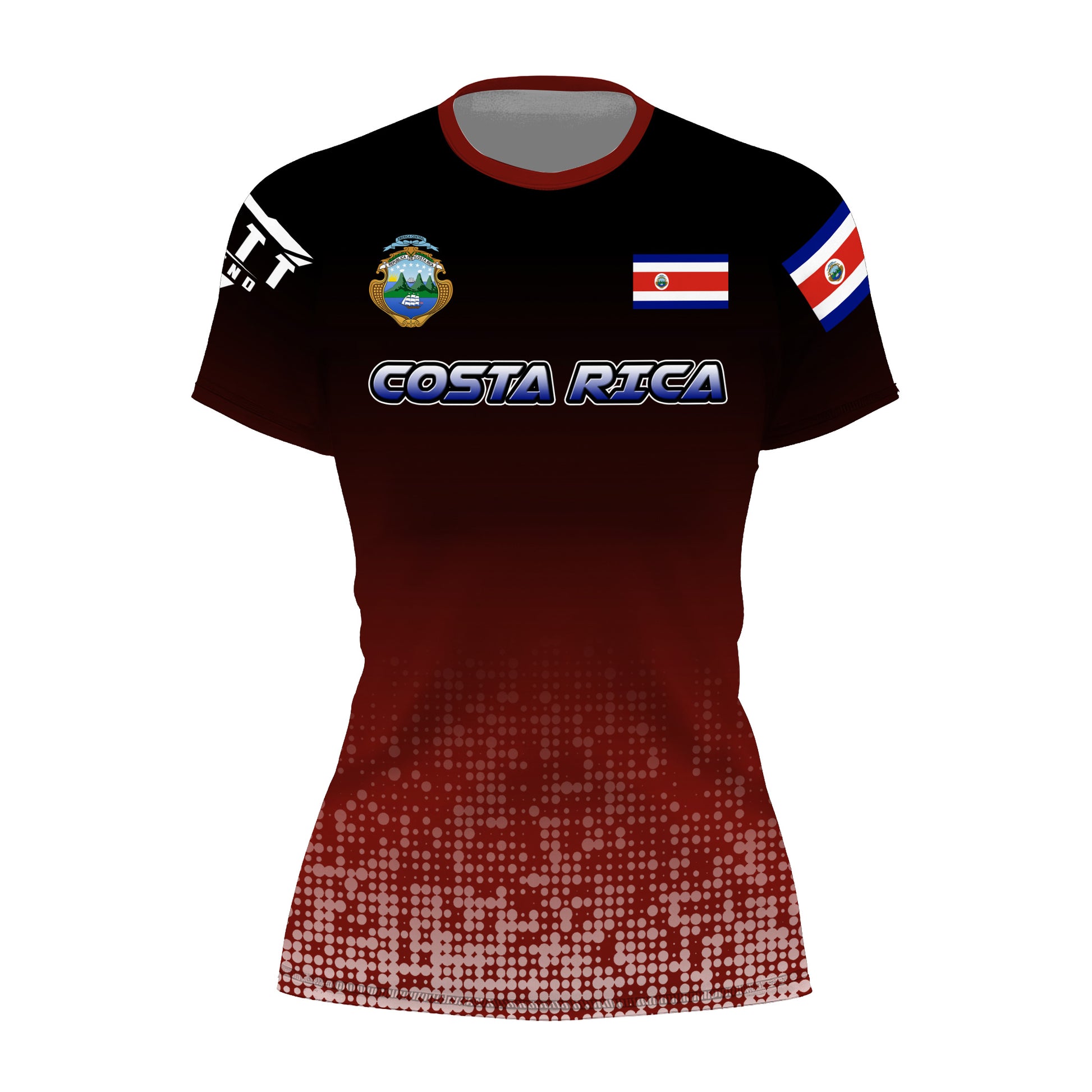 Costa Rica Halftone Rash Guard