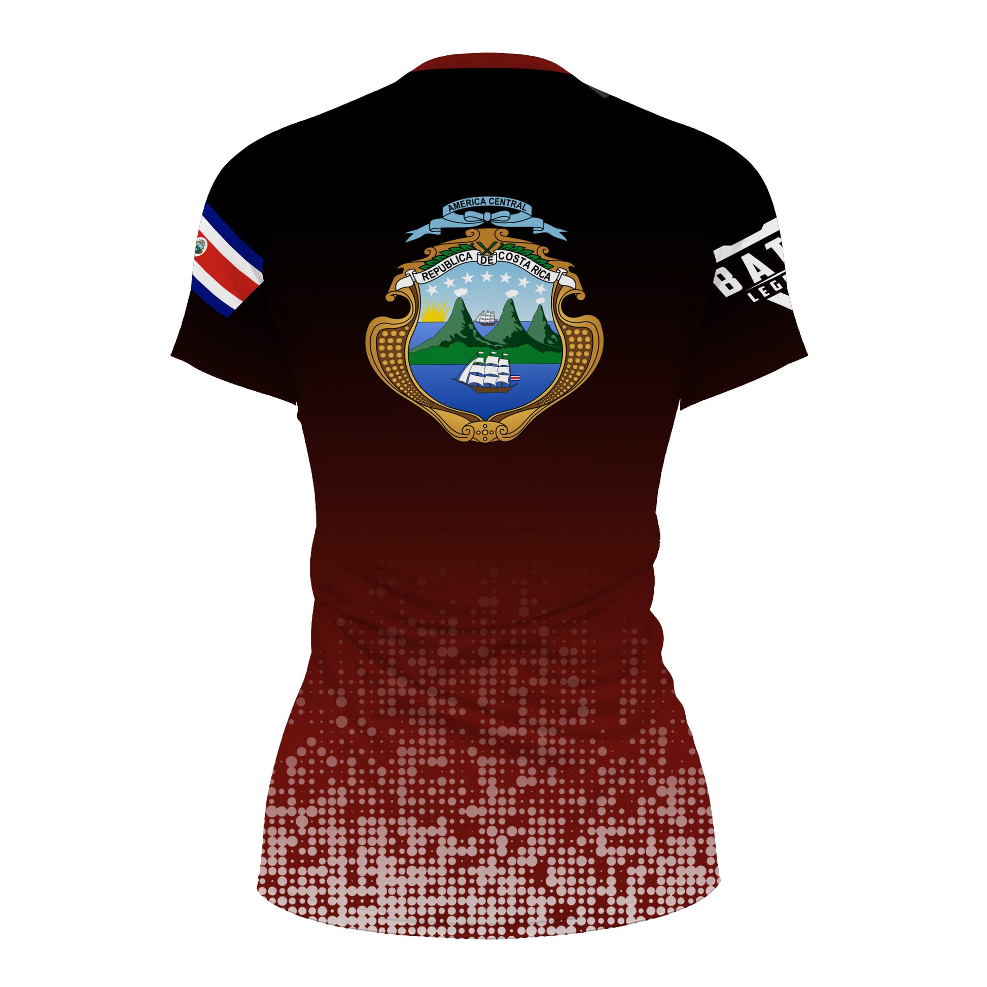 Costa Rica Halftone Rash Guard