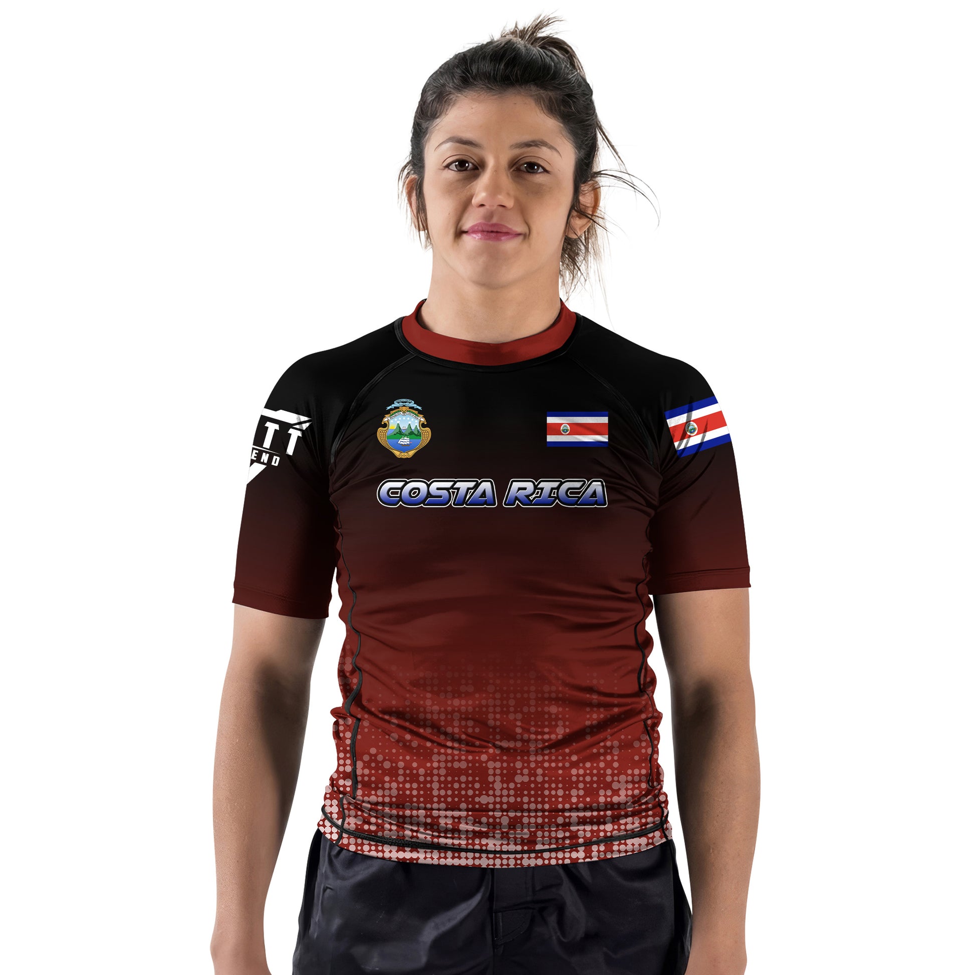 Costa Rica Halftone Rash Guard
