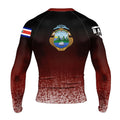 Costa Rica Halftone Rash Guard