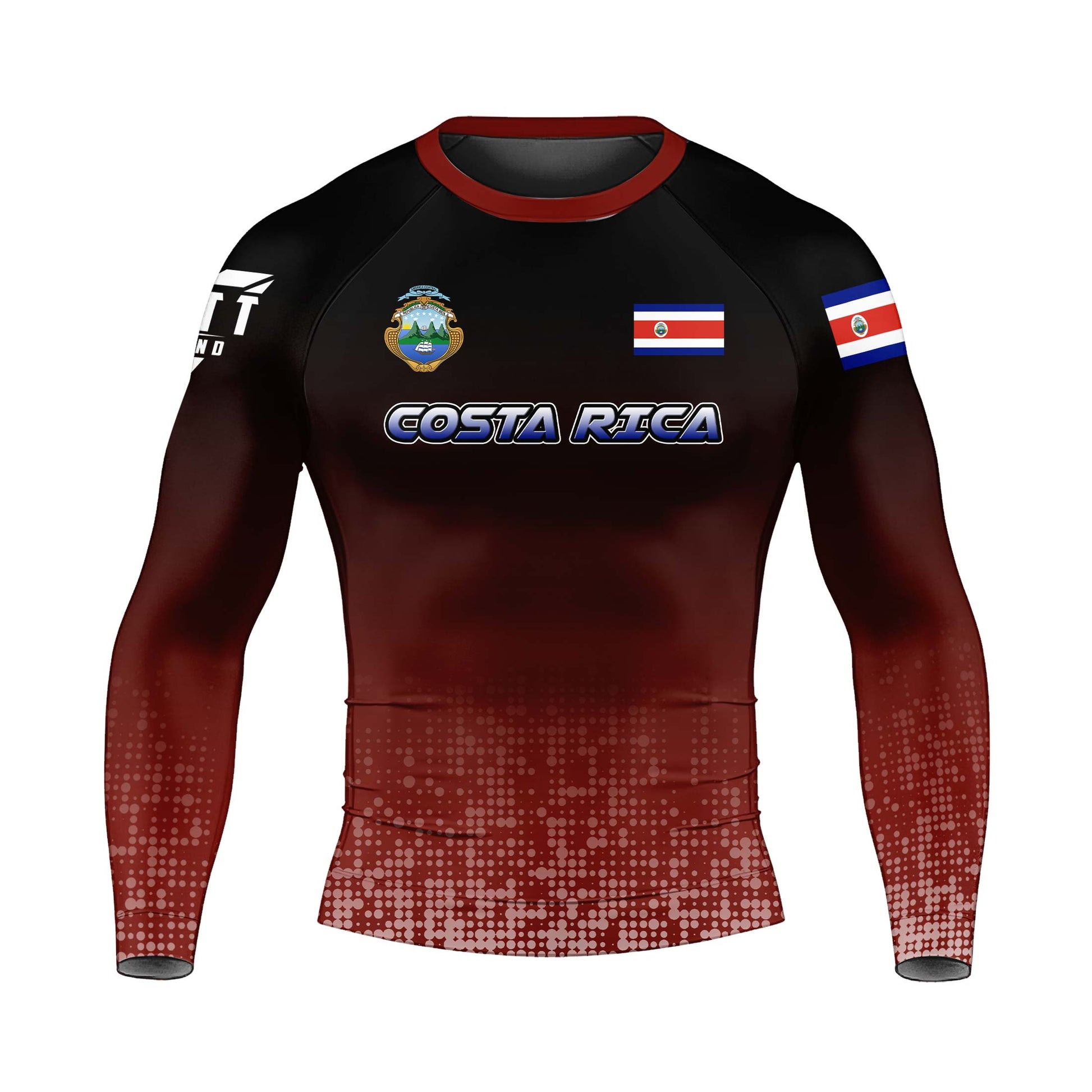 Costa Rica Halftone Rash Guard