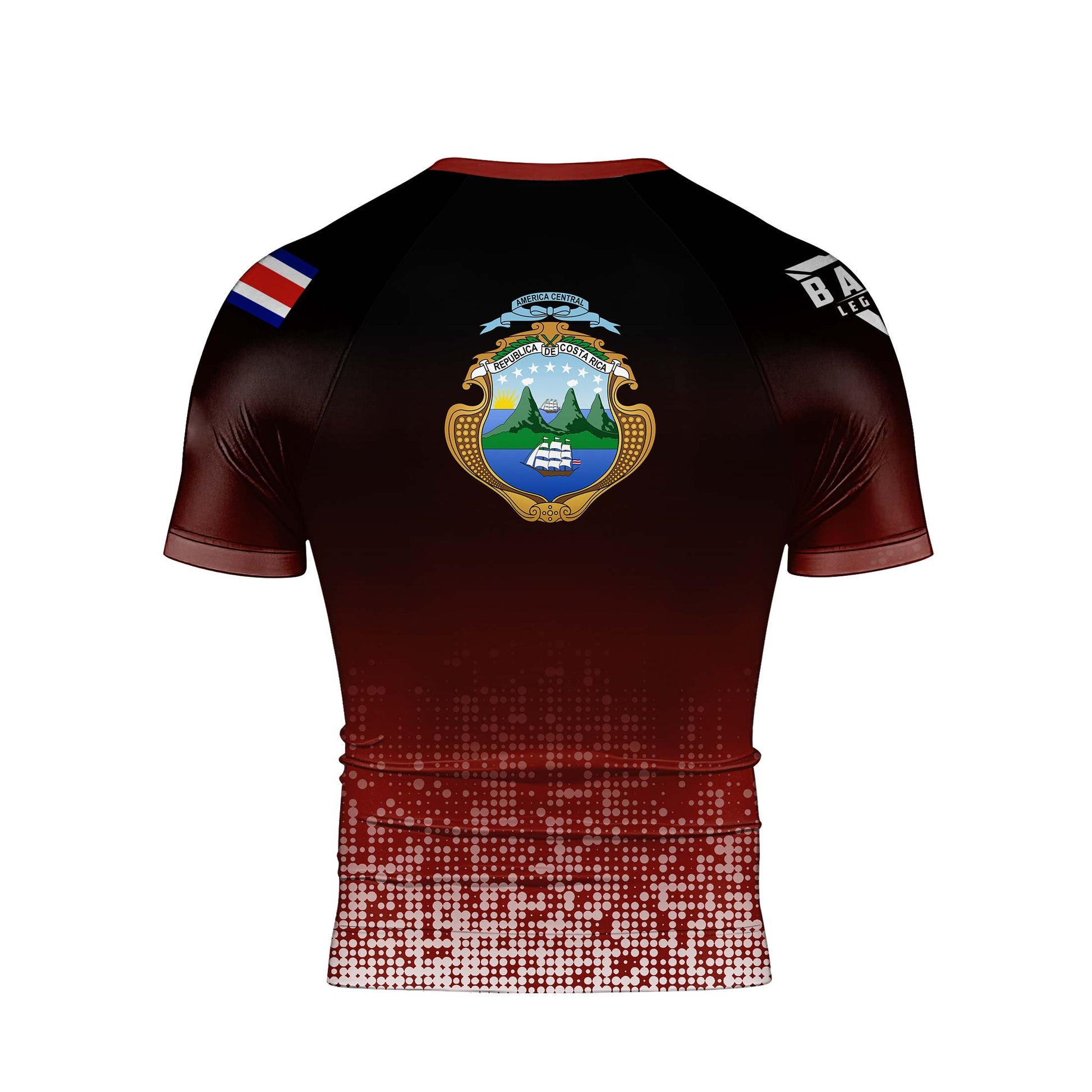 Costa Rica Halftone Rash Guard