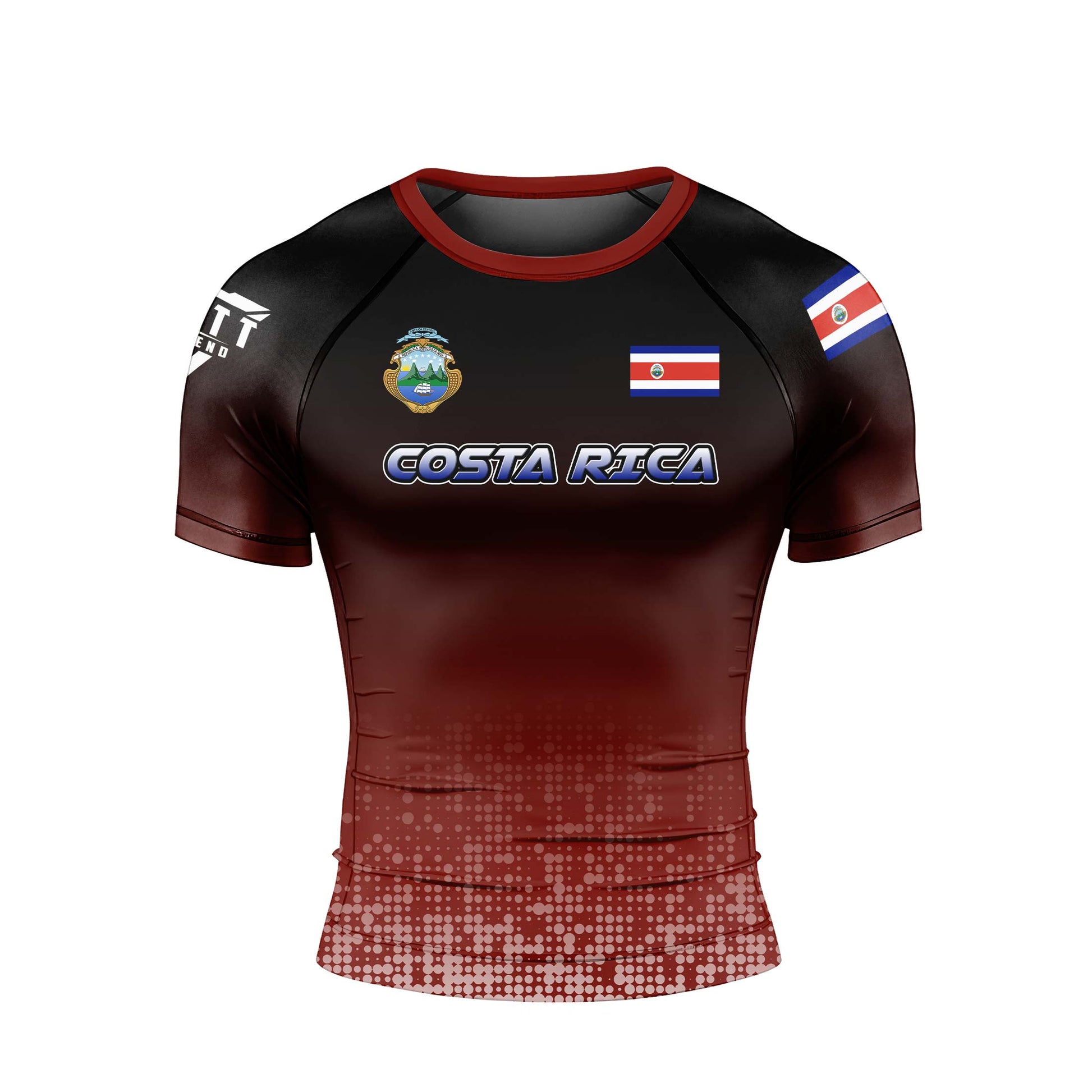 Costa Rica Halftone Rash Guard