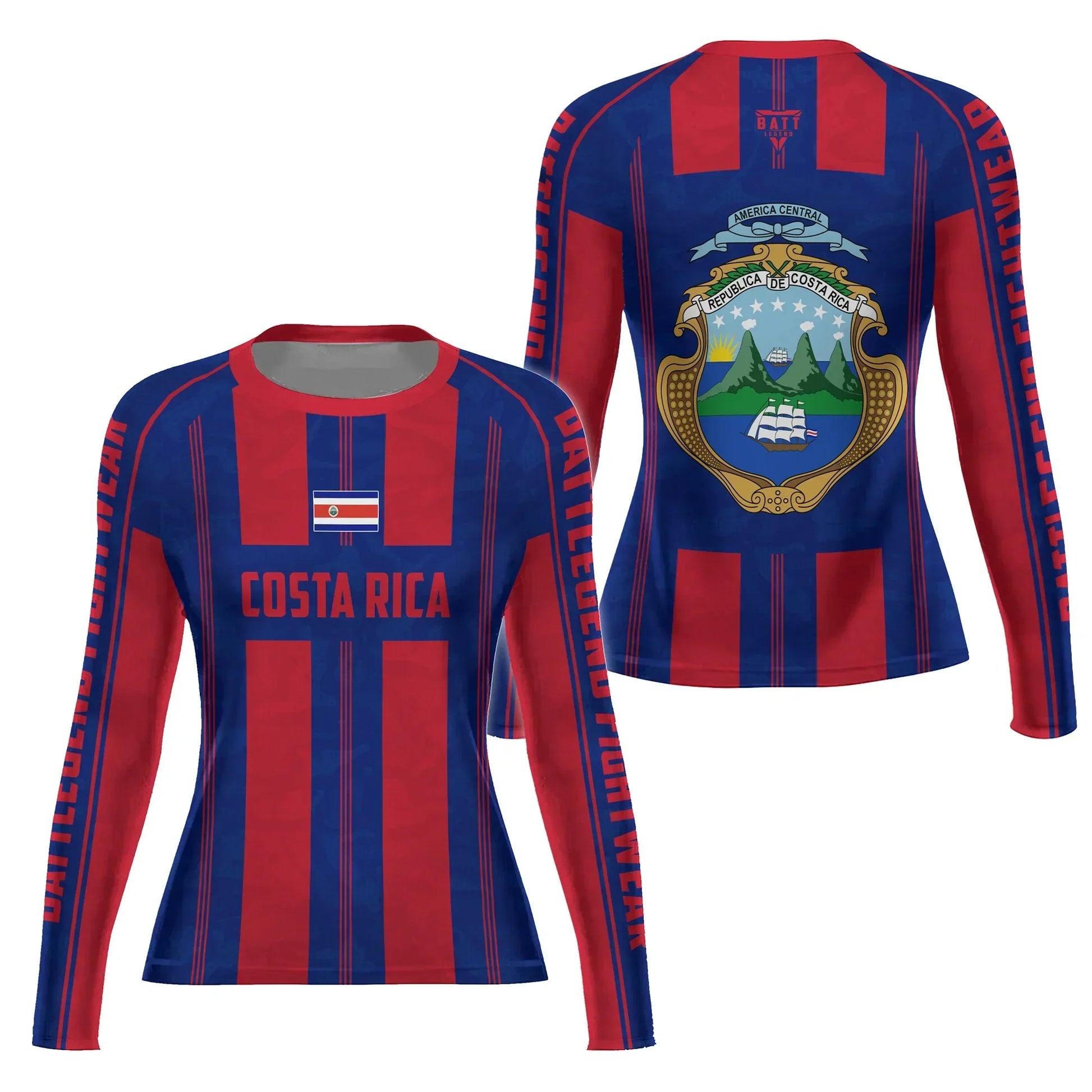 Costa Rica Heritage Force Rash Guard