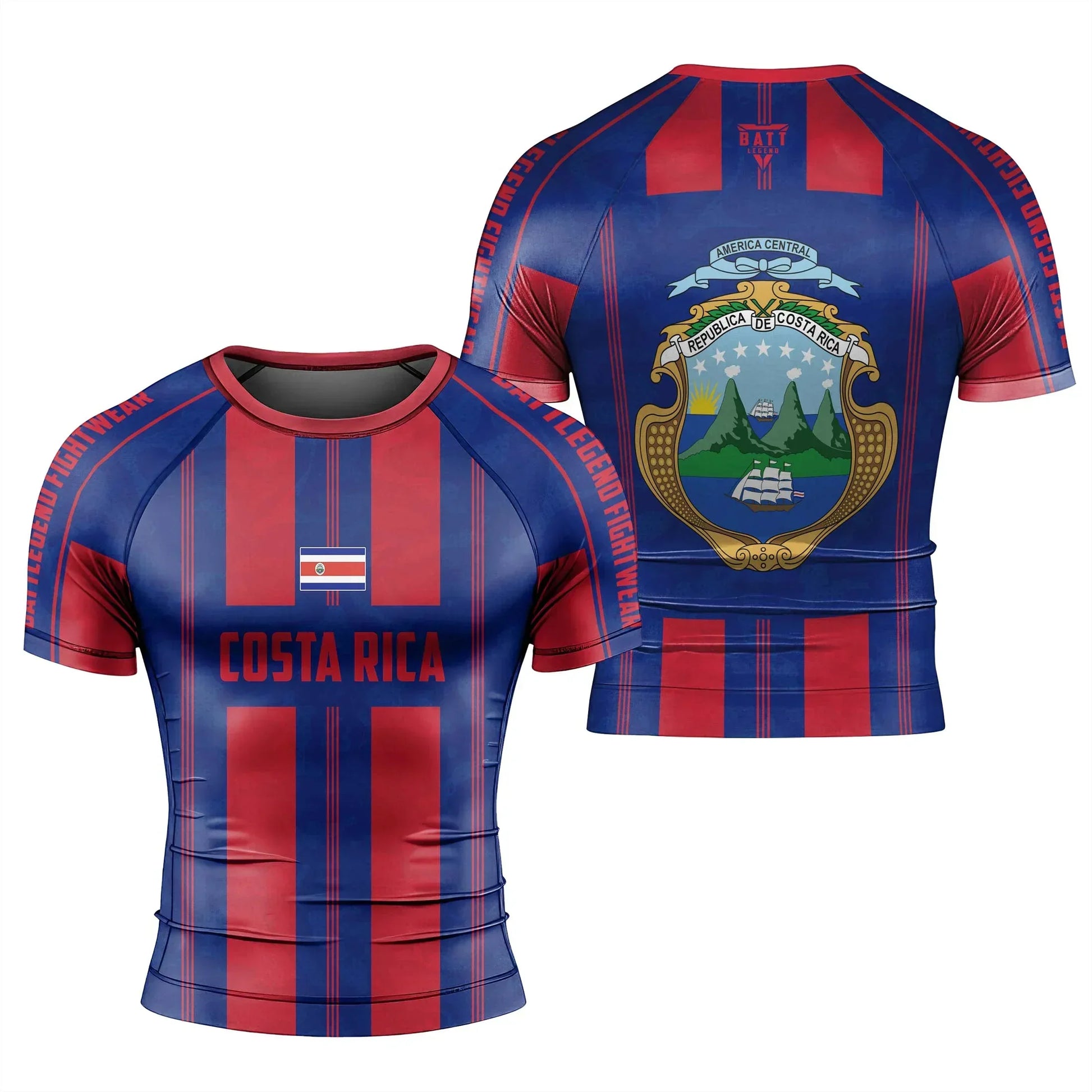 Costa Rica Heritage Force Rash Guard