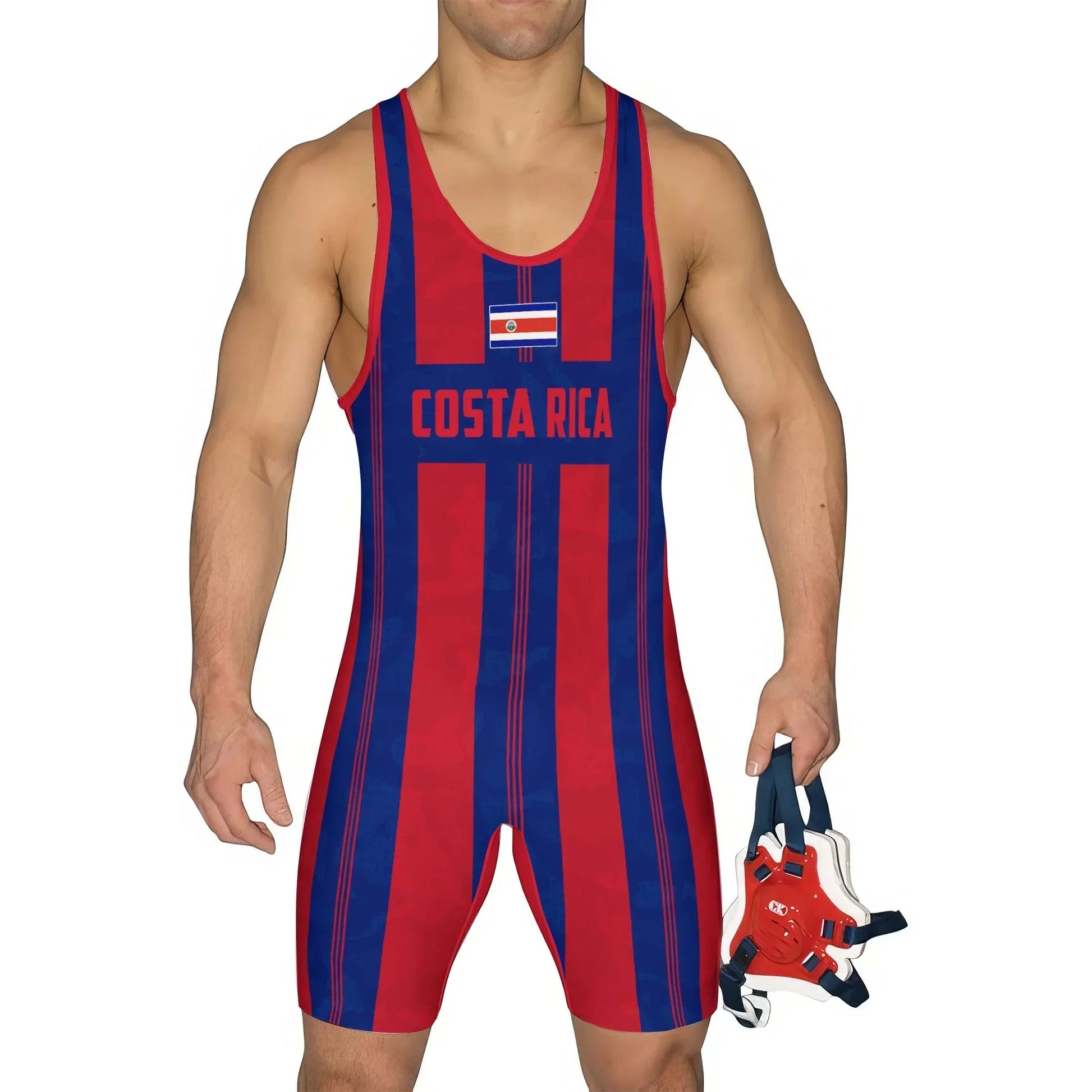 Costa Rica Heritage Force Wrestling Singlet