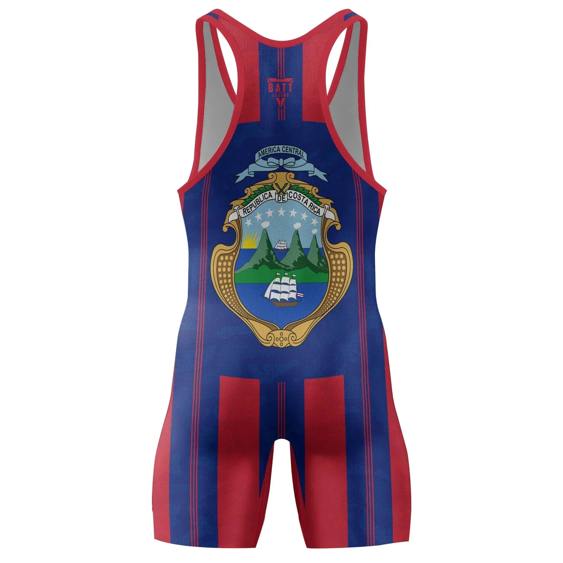 Costa Rica Heritage Force Wrestling Singlet
