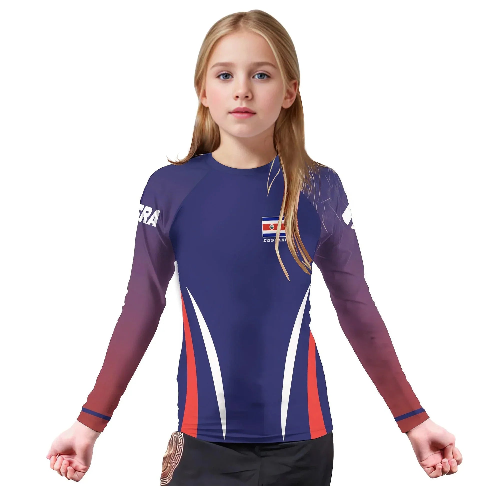 Costa Rica Kids Rash Guard