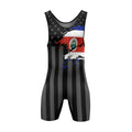 Costa Rica Phantom Division Wrestling Singlet