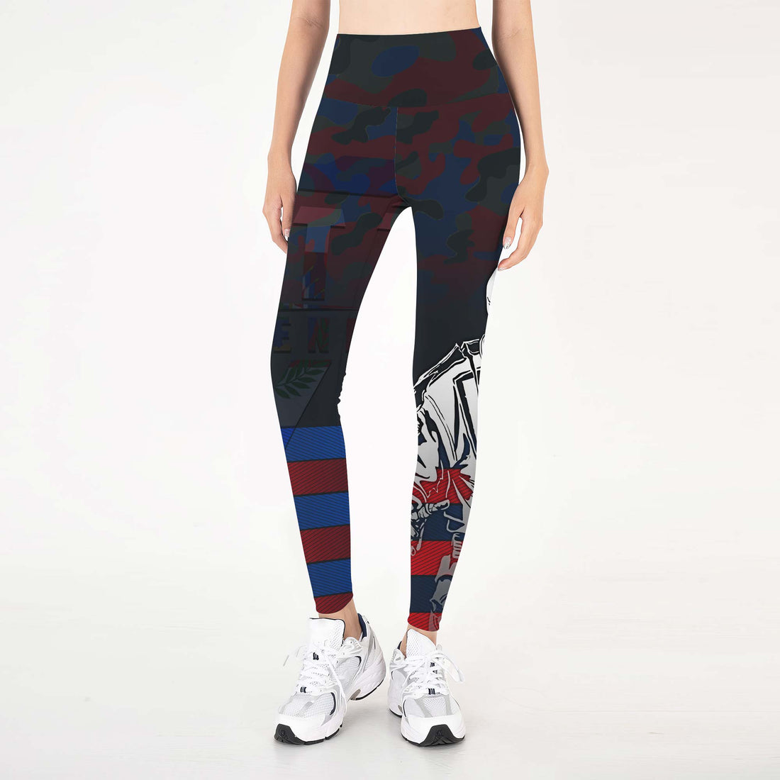 Costa Rica Skull Fighter Leggings