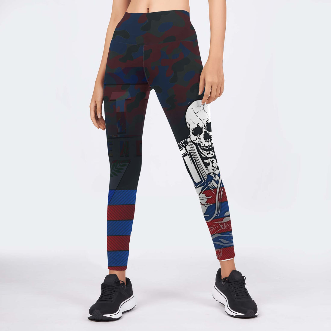 Costa Rica Skull Fighter Leggings