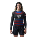 Costa Rica Skull Fighter Rash Guard