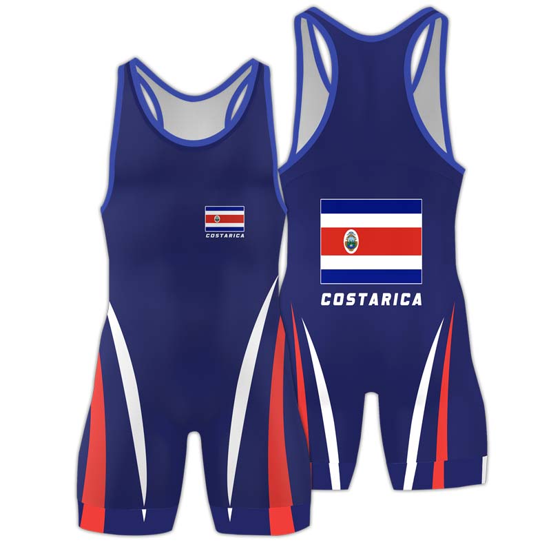 Costa Rica Wrestling Singlet