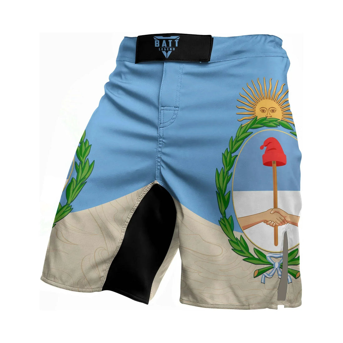 Crest of Argentina Fight Shorts