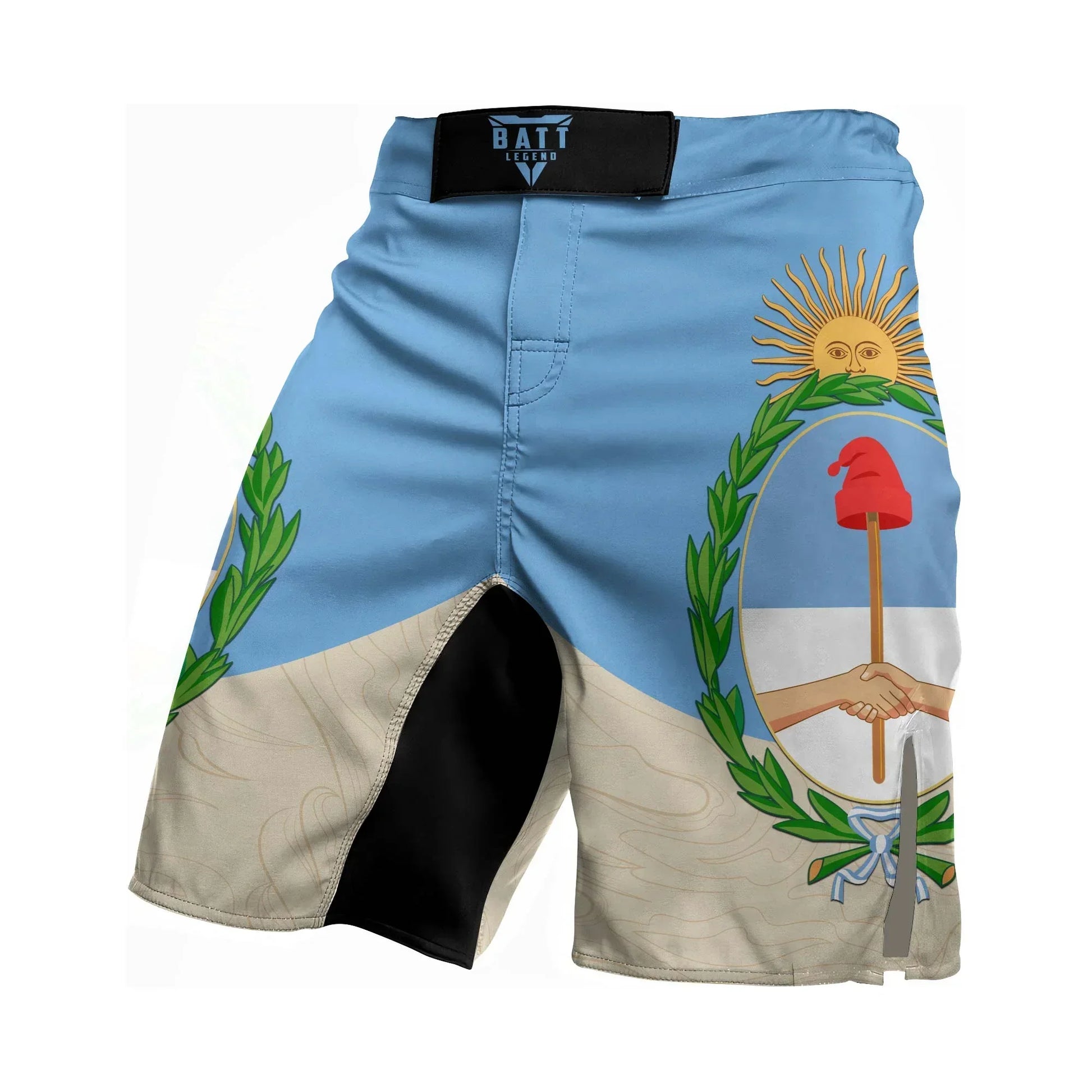 Crest of Argentina Fight Shorts