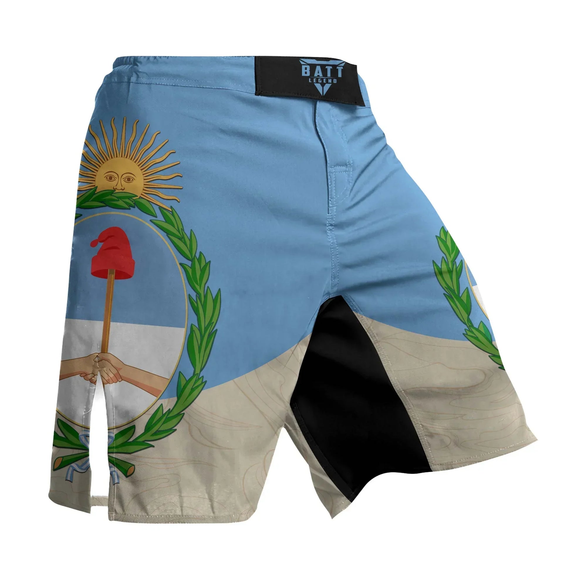 Crest of Argentina Fight Shorts