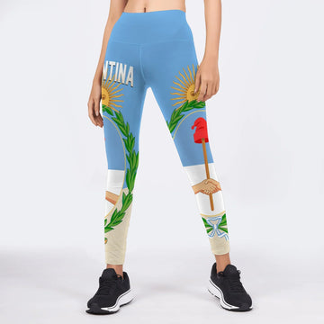 Crest of Argentina Leggings
