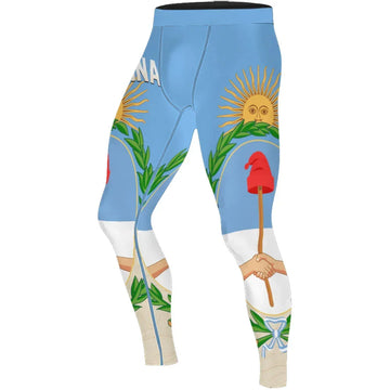 Crest of Argentina Men's Compression Leggings