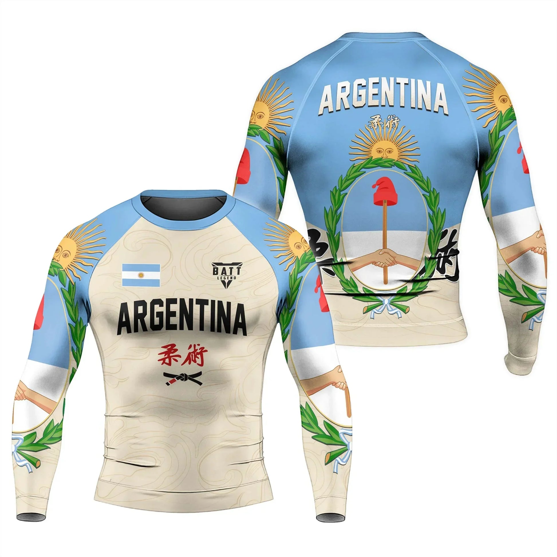 Crest of Argentina Rash Guard