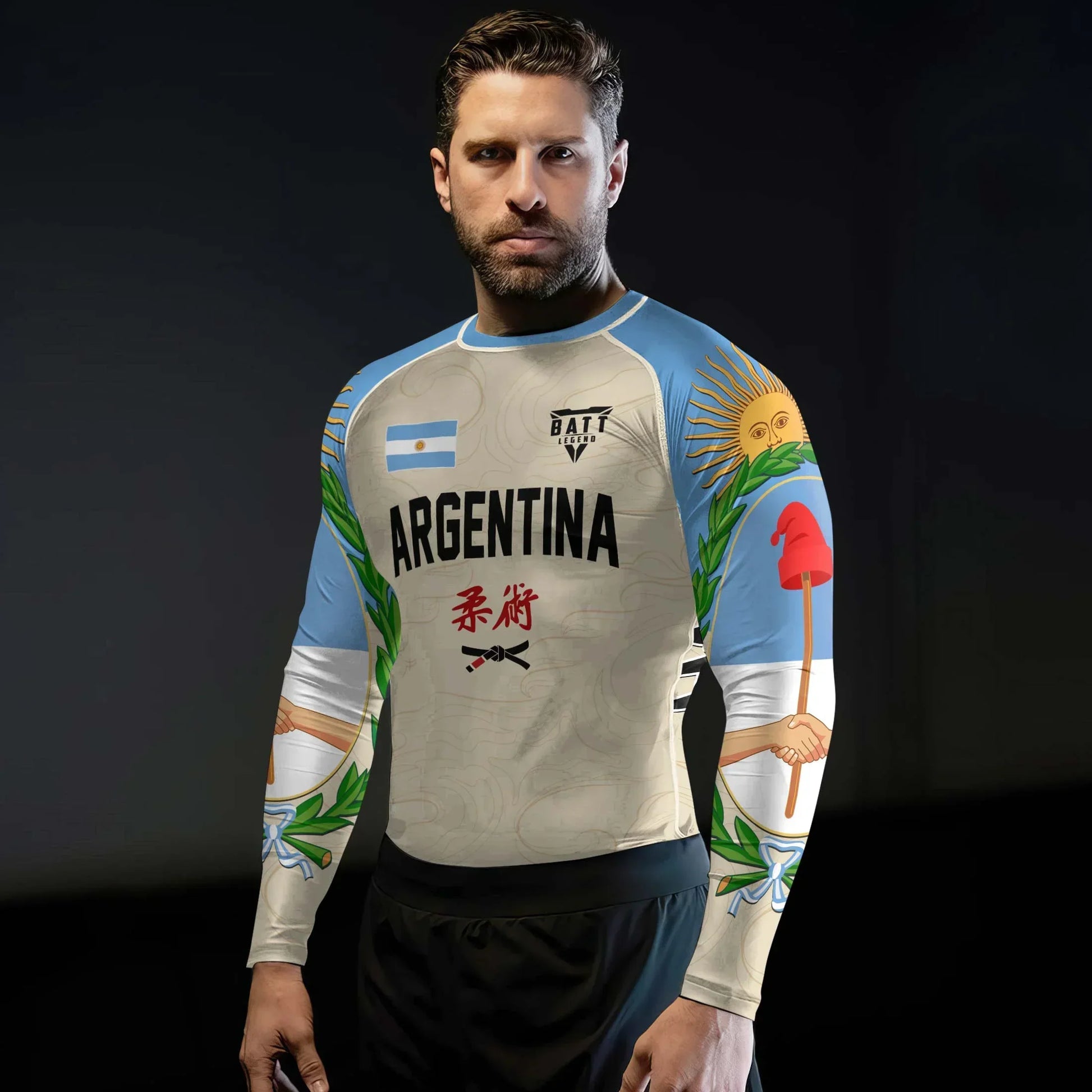 Crest of Argentina Rash Guard