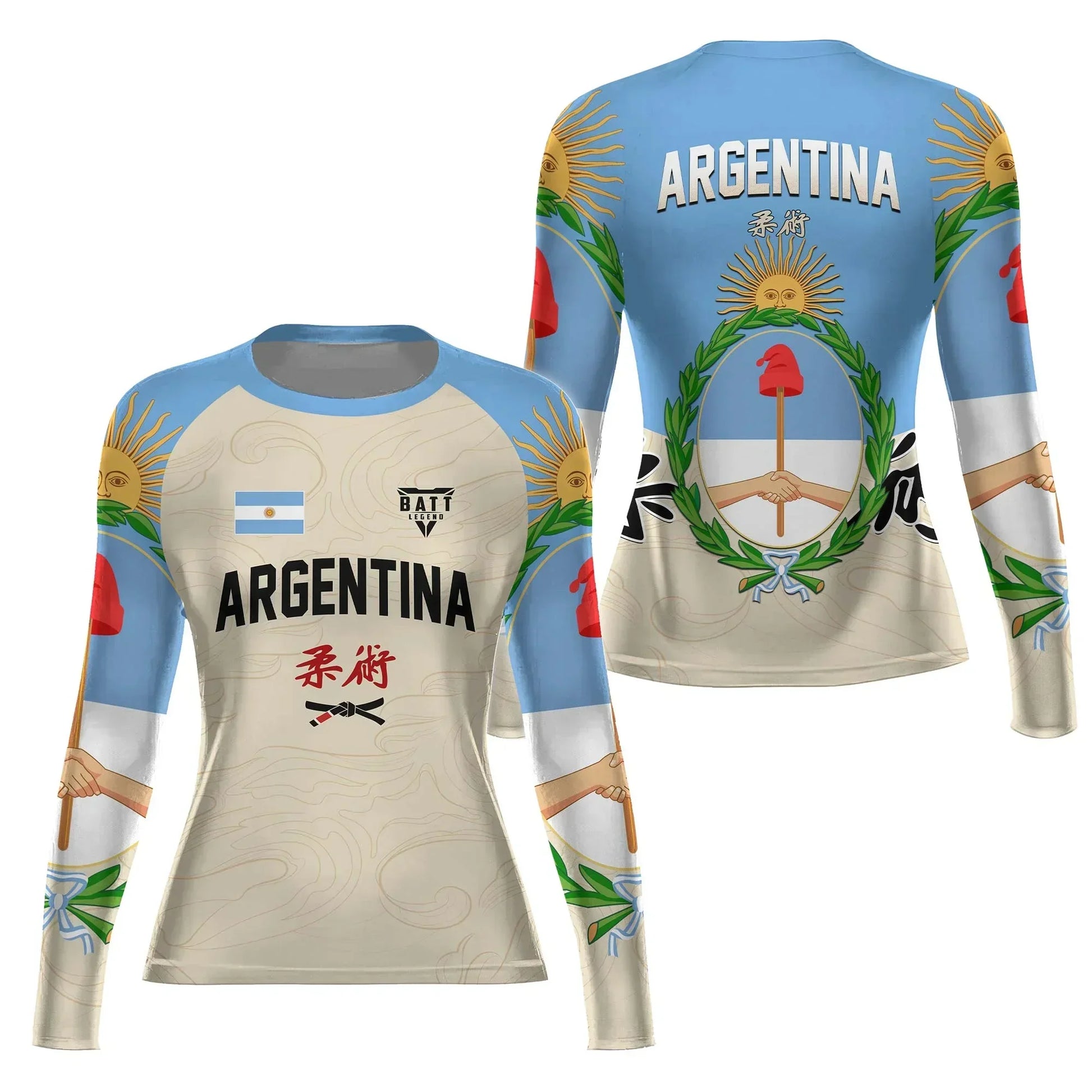 Crest of Argentina Rash Guard