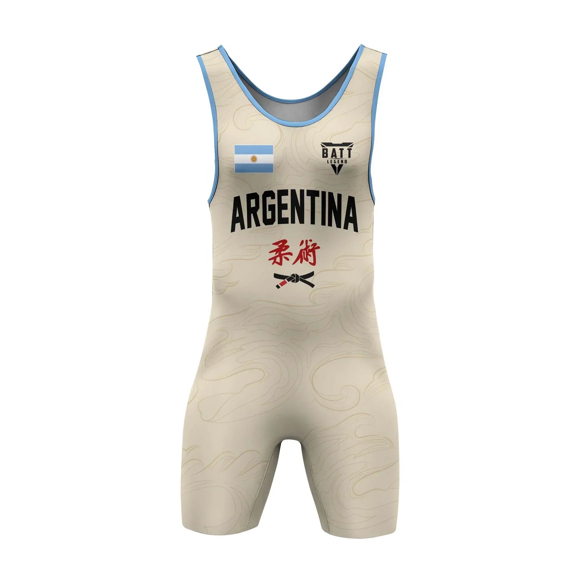 Crest of Argentina Wrestling Singlet