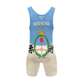 Crest of Argentina Wrestling Singlet