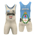 Crest of Argentina Wrestling Singlet