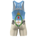 Crest of Argentina Wrestling Singlet