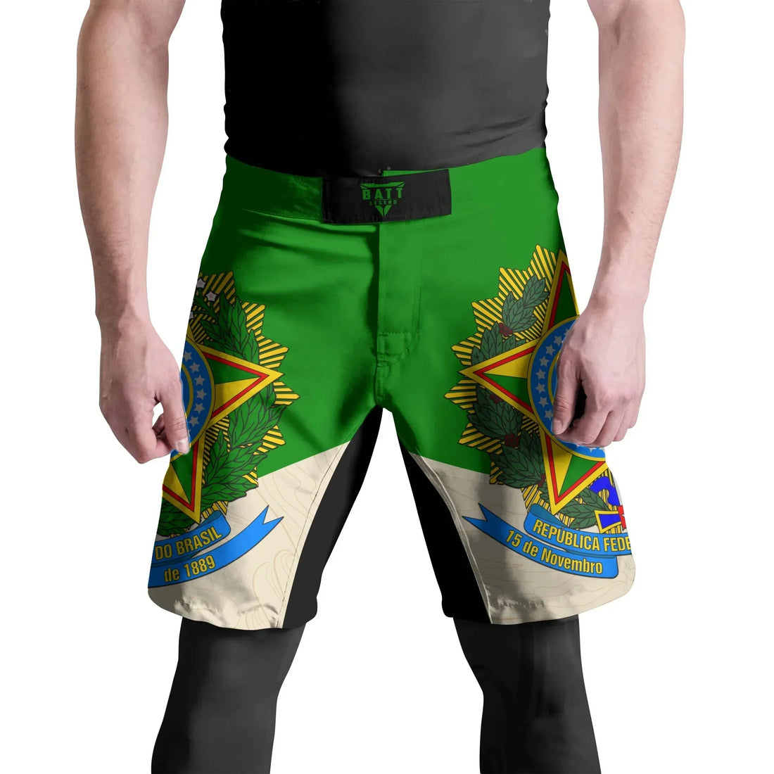 Crest of Brazil Fight Shorts