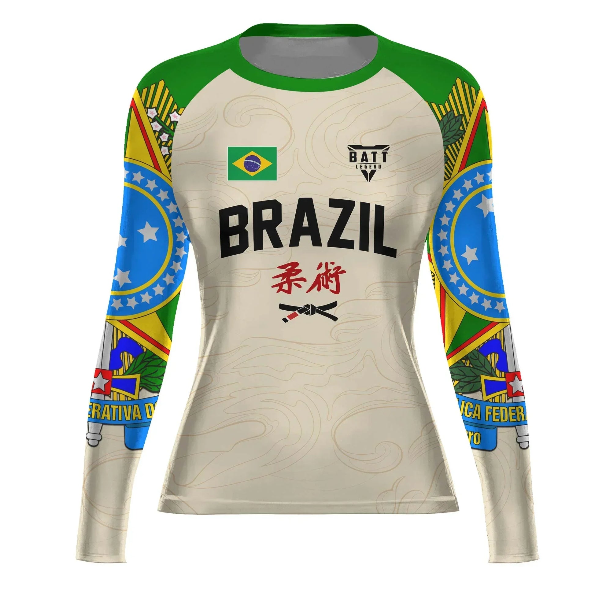 Crest of Brazil Rash Guard