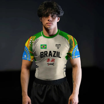 Crest of Brazil Rash Guard