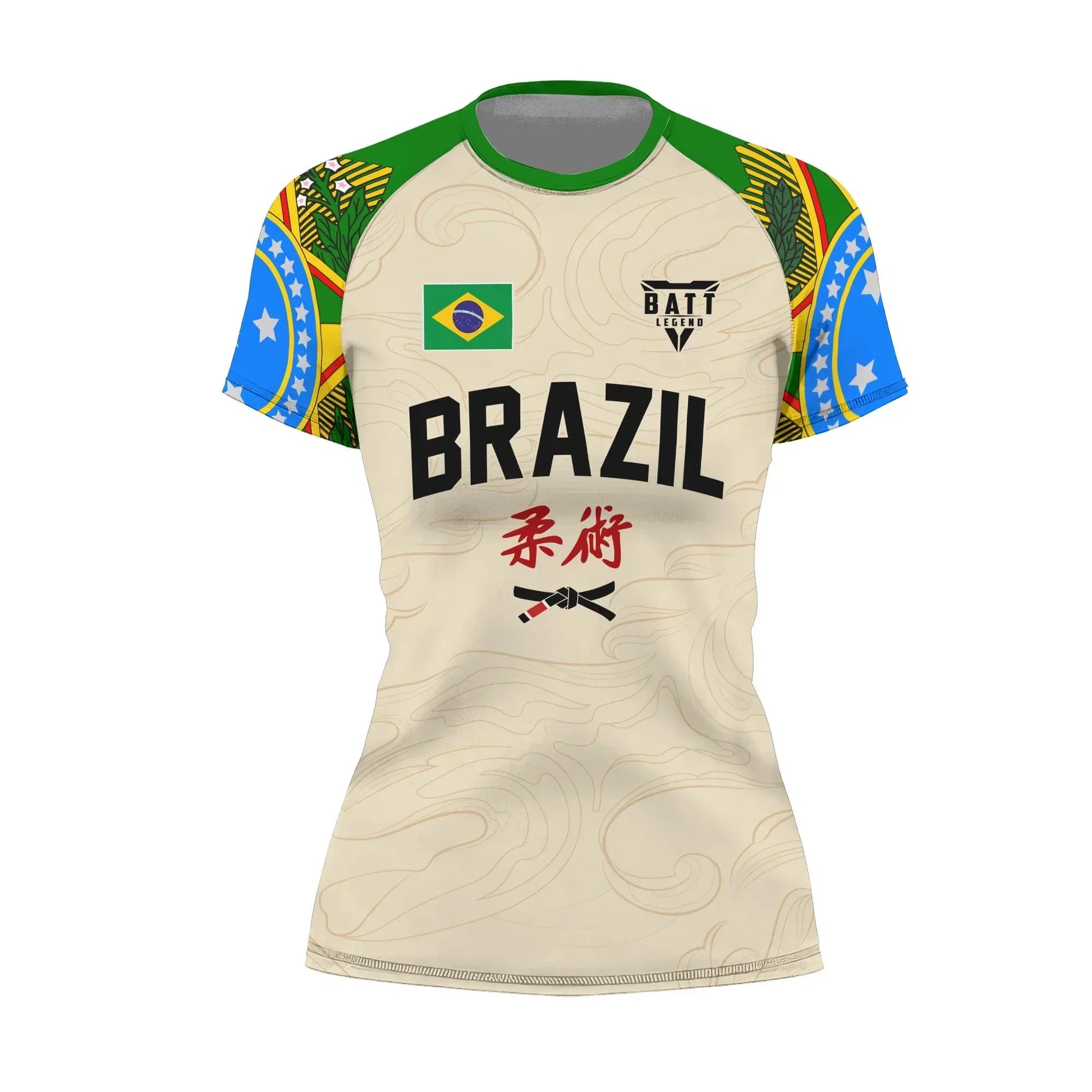 Crest of Brazil Rash Guard