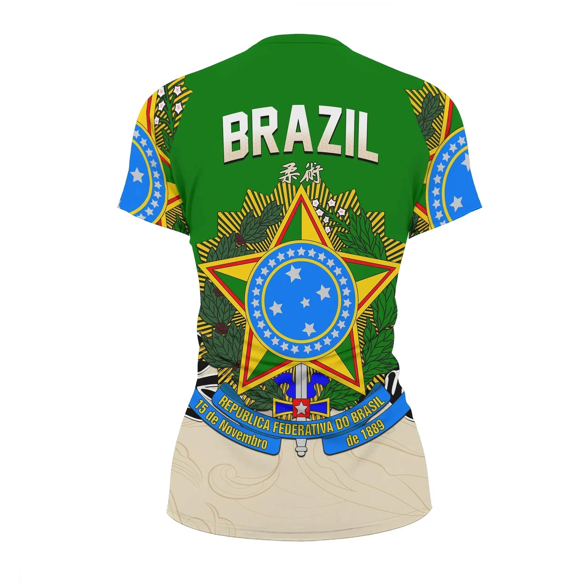 Crest of Brazil Rash Guard