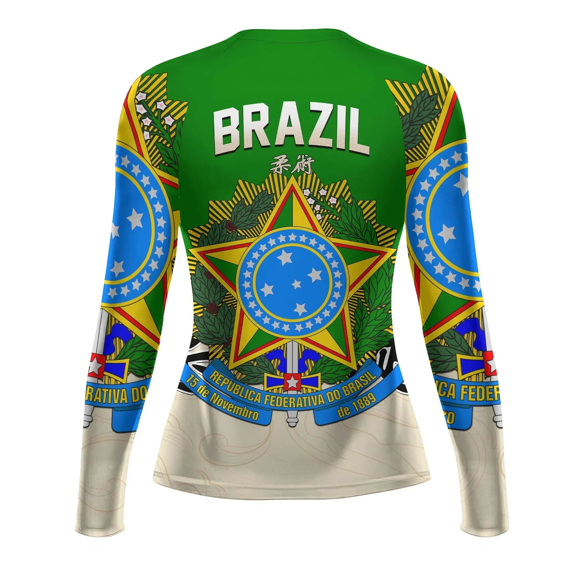 Crest of Brazil Rash Guard