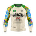Crest of Brazil Rash Guard