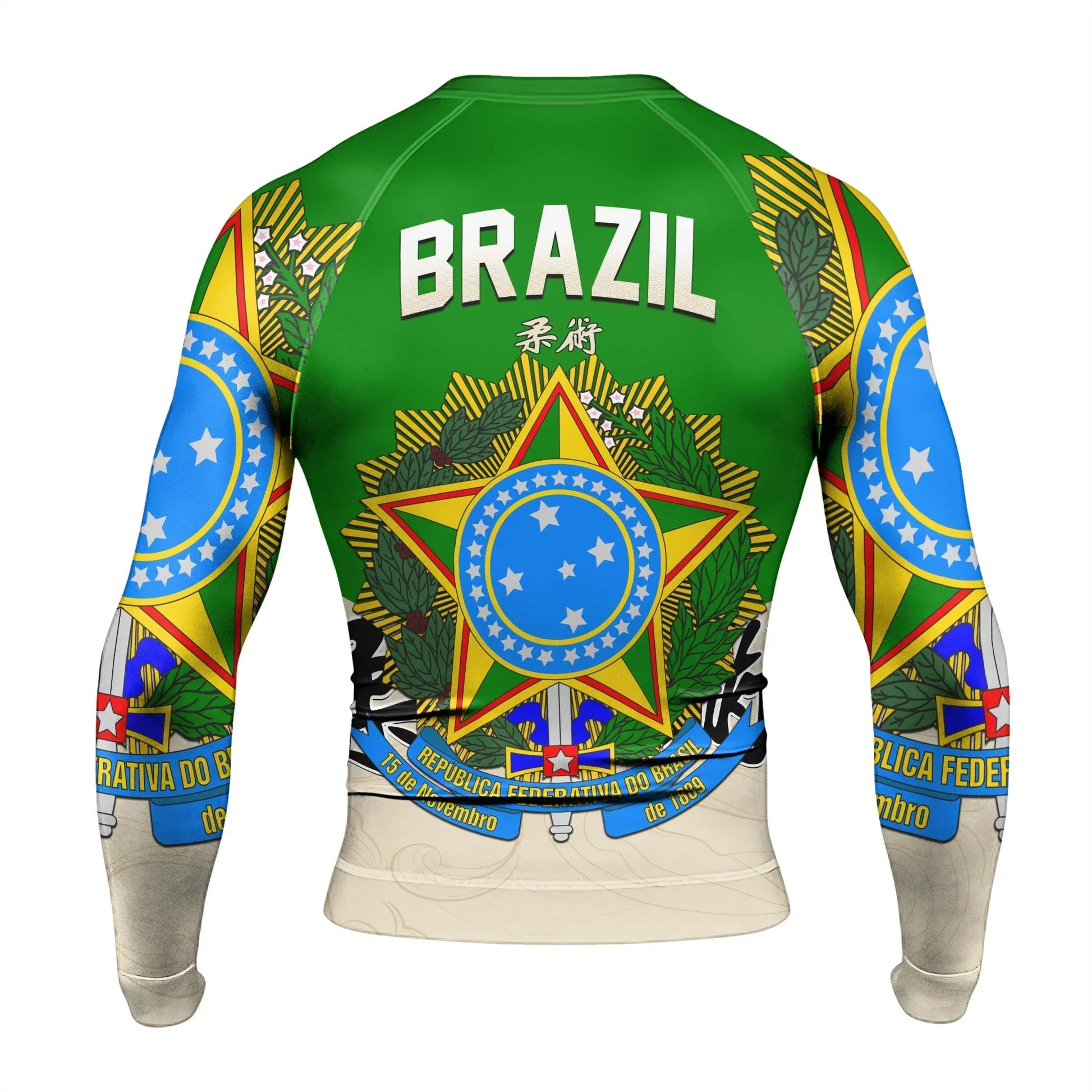 Crest of Brazil Rash Guard
