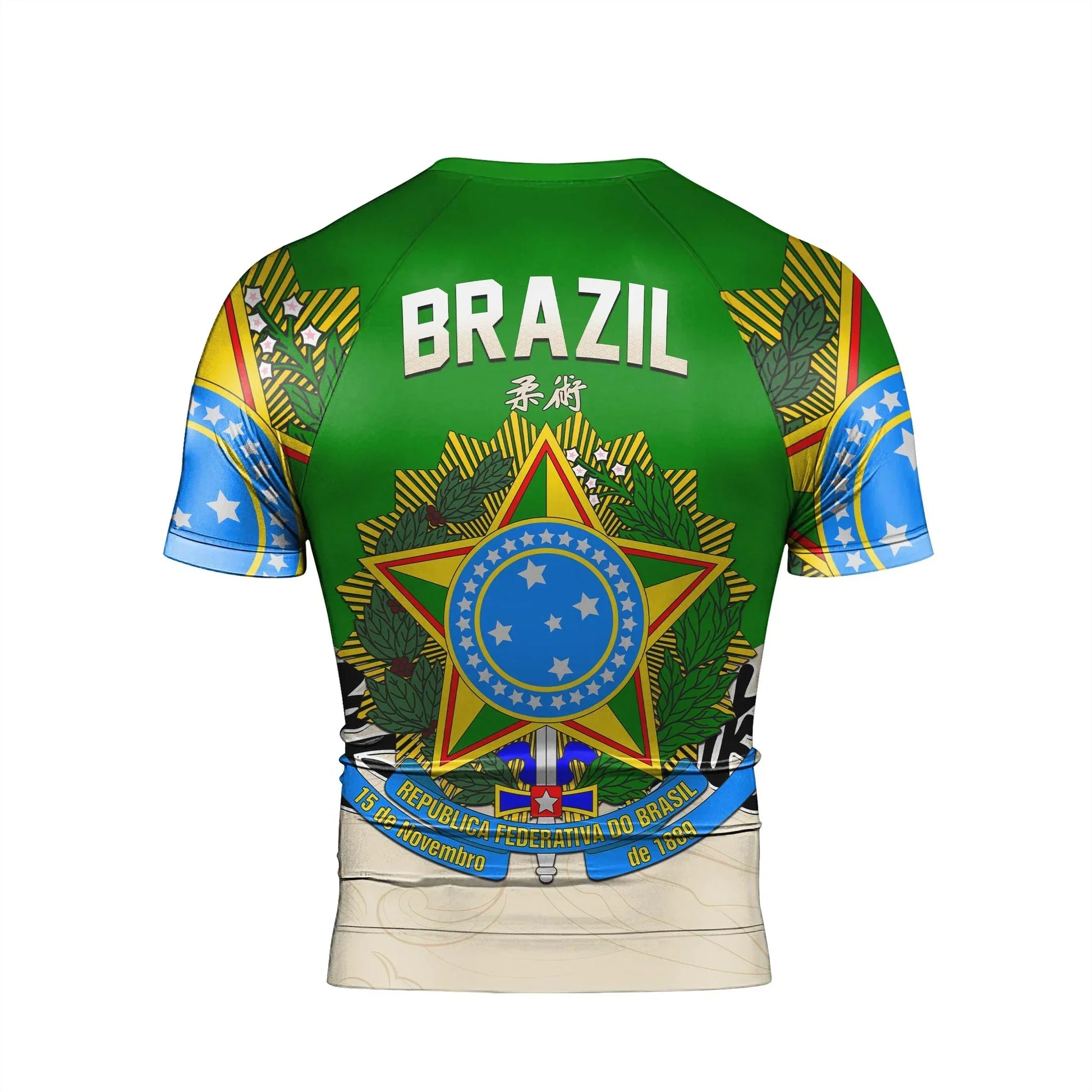 Crest of Brazil Rash Guard