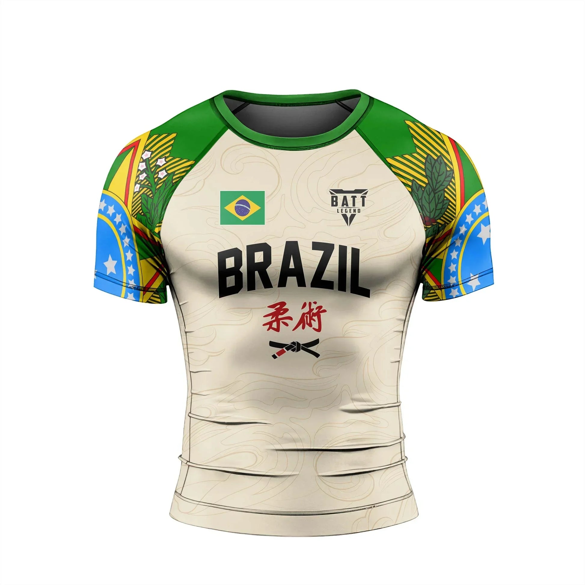 Crest of Brazil Rash Guard