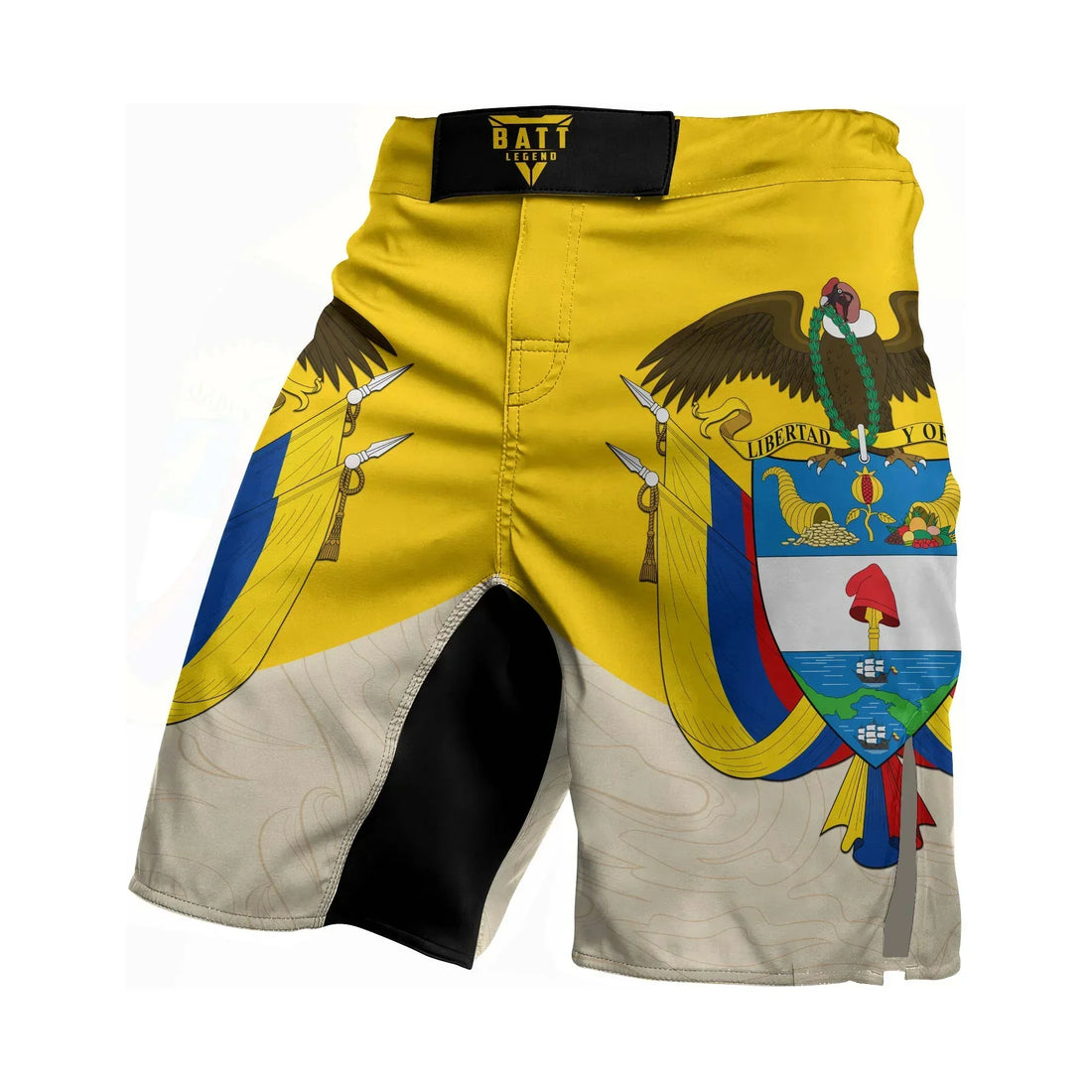Crest of Colombia Fight Shorts