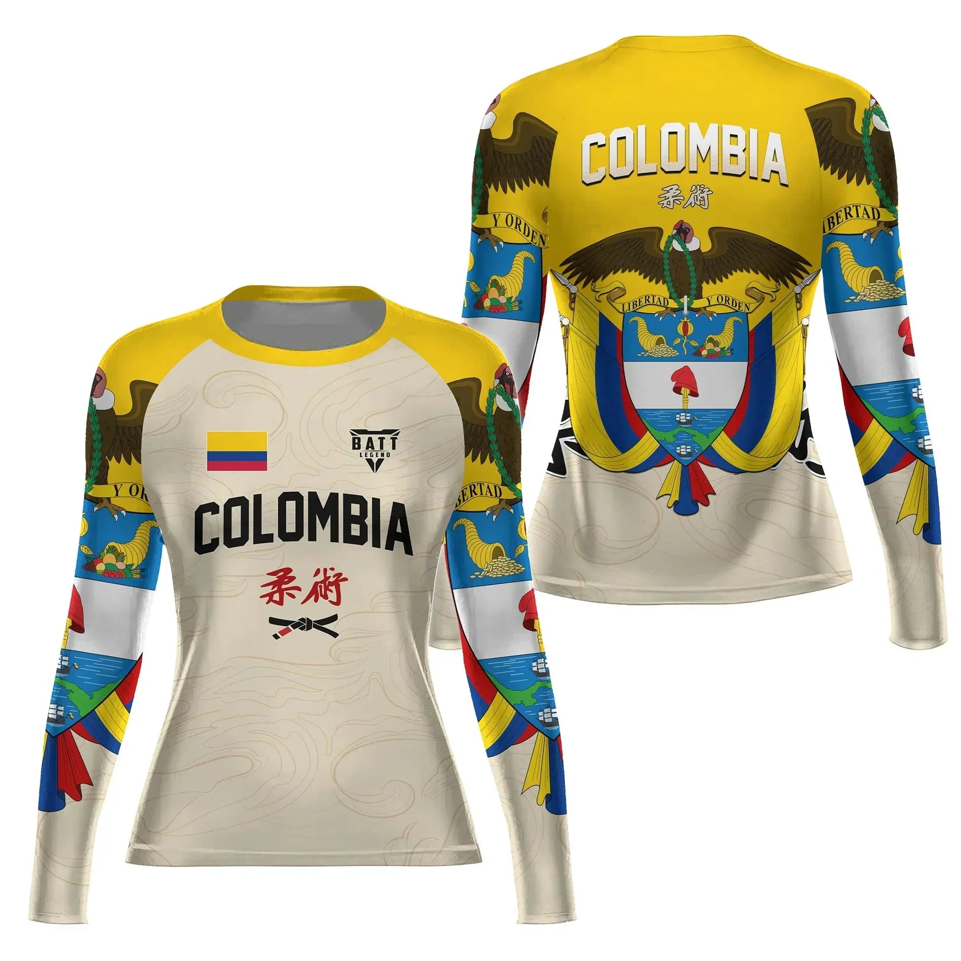 Crest of Colombia Rash Guard