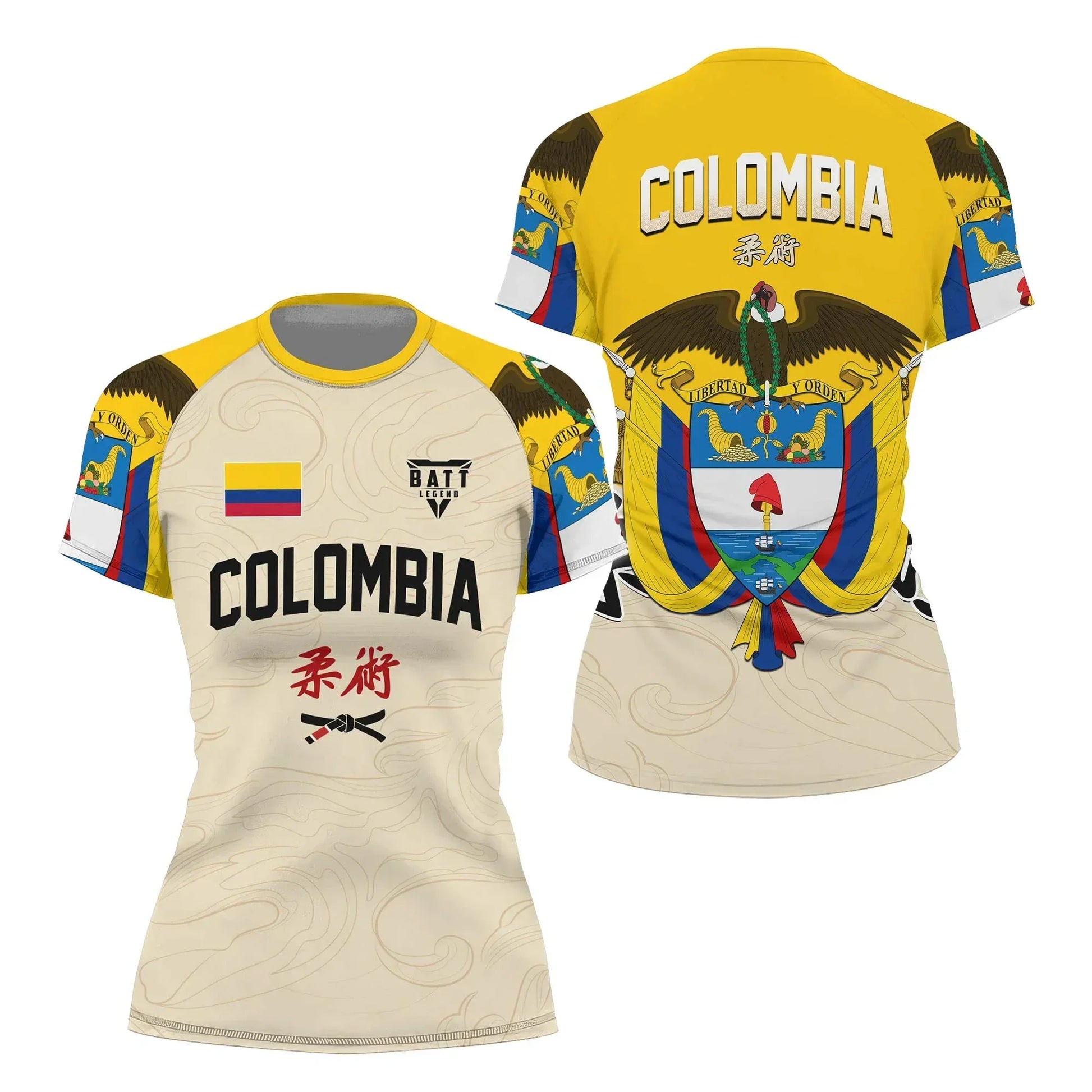 Crest of Colombia Rash Guard